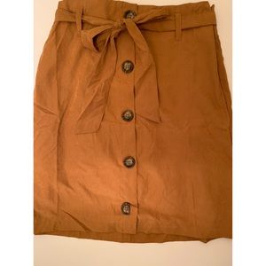 NWT Francesca’s Suede-feel Skirt